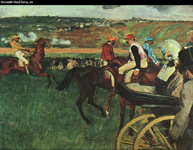 Edgar Degas At the Races